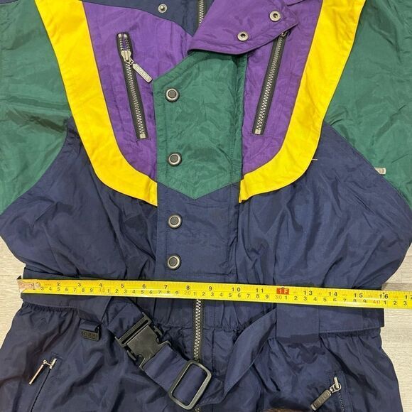 Vintage 80’s OSSI Skiwear One Piece Ski Snowboard Suit Retro Men's size large - Picture 10 of 14